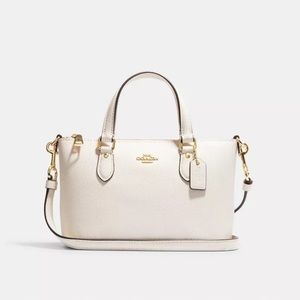 *SOLD* COACH Mini Gallery Crossbody Chalk
